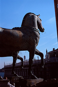 意大利威尼斯马雕像图片