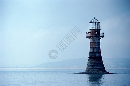 威尔士海岸灯塔图片