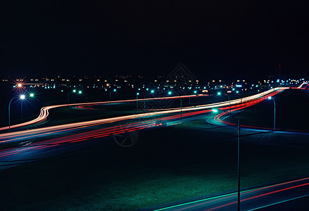 高速公路上的灯图片