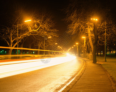 道路上的灯背景图片