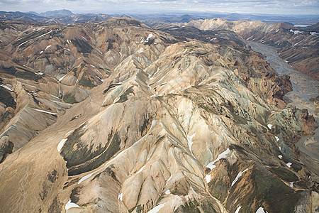 冰赫克拉火山图片