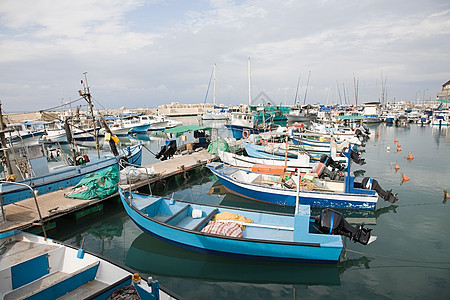 雅法港的渔船图片
