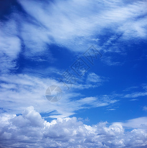 卷云和积云图片