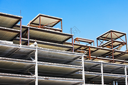 在建建筑物建筑框架高清图片素材