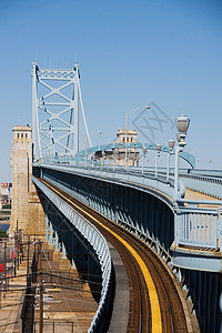 本杰明·富兰克林大桥，美国费城图片