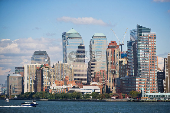 美国纽约州纽约市天际线图片
