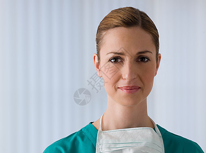 女外科医生的头和肩膀图片