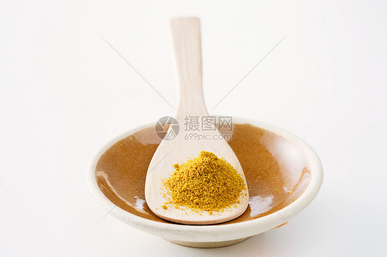 咖喱粉木勺碗图片