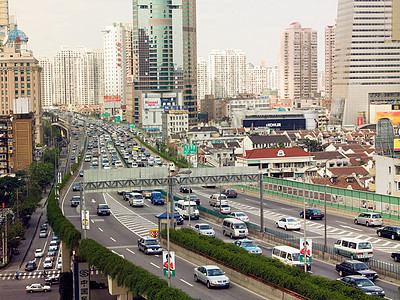 上海高架公路图片