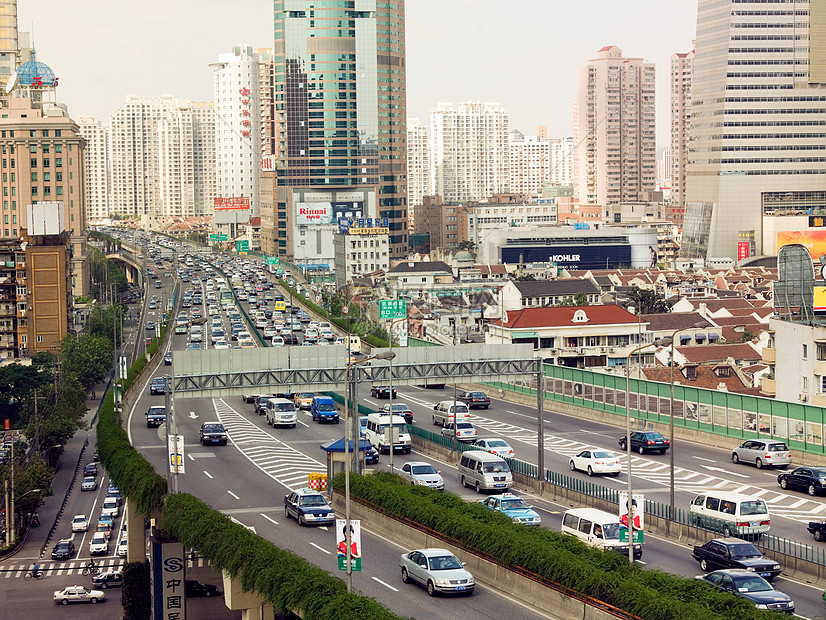 上海高架公路图片