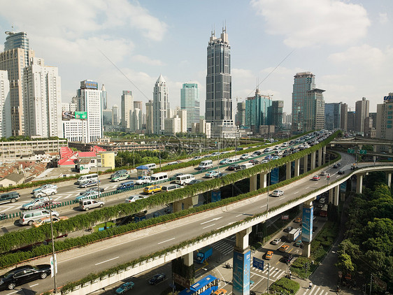 上海高架公路图片