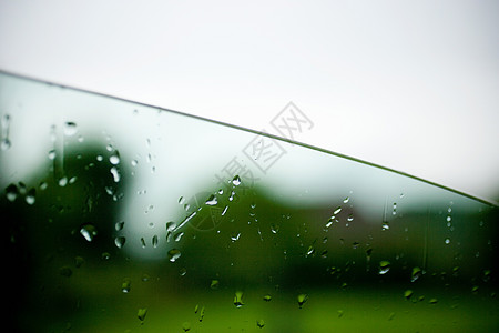 车窗上的雨滴背景图片