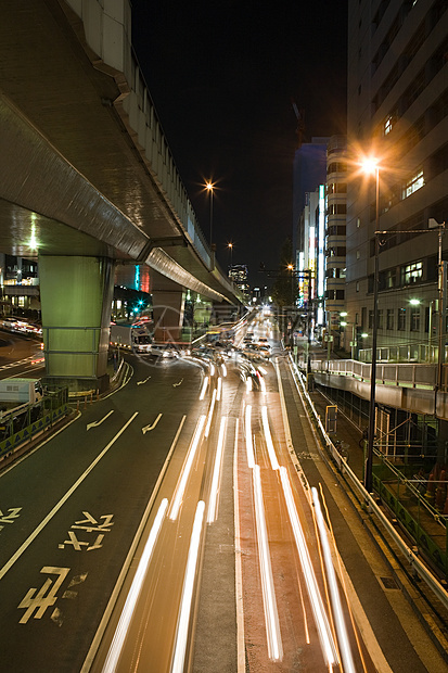 夜间的东京路图片