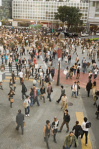 东京人行横道上的人图片