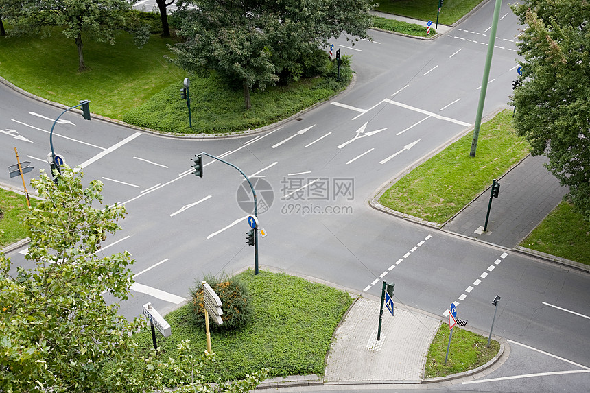 道路交叉口图片