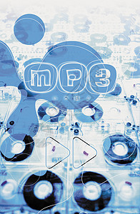 MP3格式背景图片