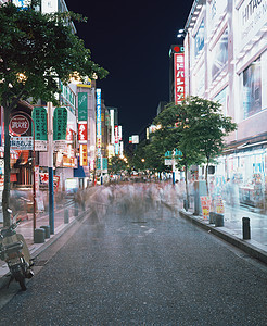 繁忙的横滨街图片