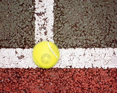网球压线图片