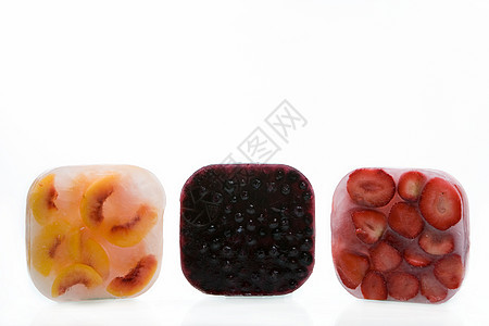冷冻水果背景图片