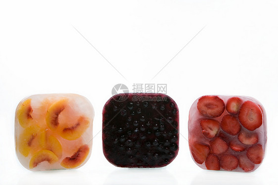 冷冻水果图片