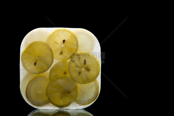 冷冻柠檬图片