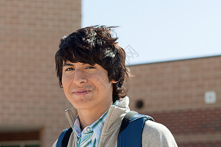 外国学生男中学生照片背景