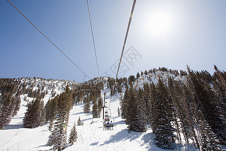 美国犹他州滑雪场图片