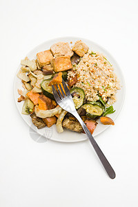 藜麦烤蔬菜沙拉图片