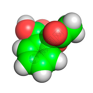 阿司匹林分子图片