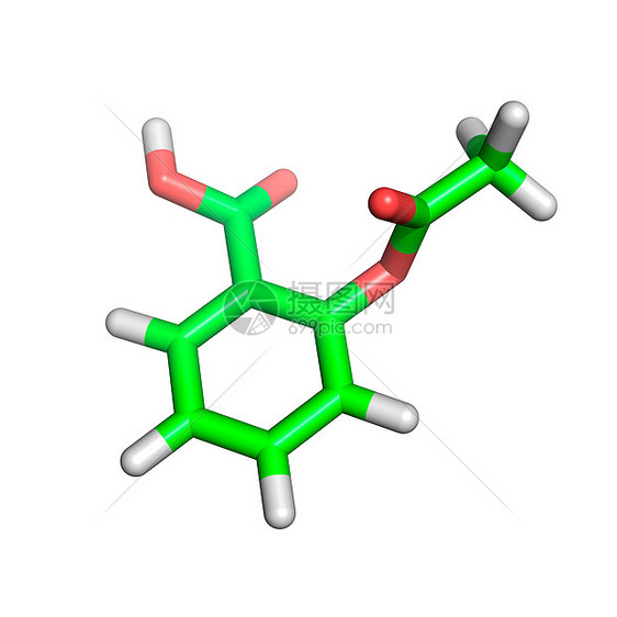 阿司匹林分子图片