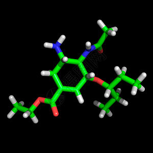 抗流感药物分子图片