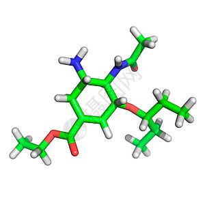 抗流感药物分子图片