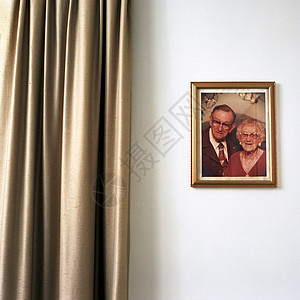老年夫妇肖像照图片