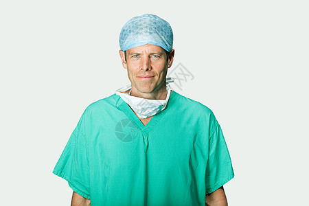 外科医生的肖像图片