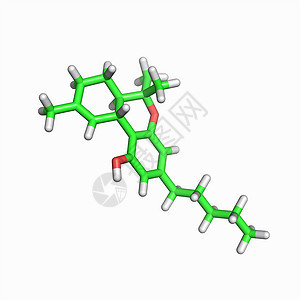 THC分子图片