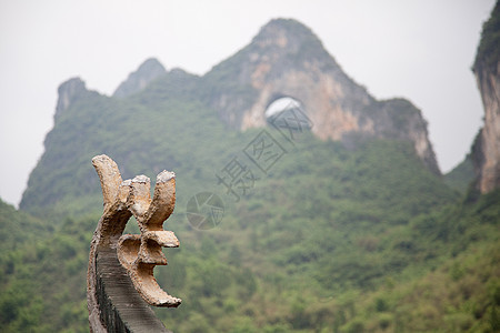 广西阳朔月山风光图片