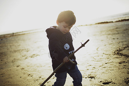 苏格兰艾尔郡特洛伊海滩男孩图片