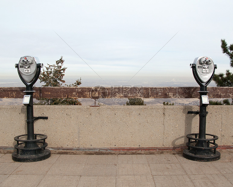 投币式双筒望远镜美国科罗拉多州