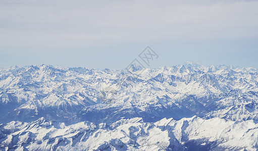 瑞士阿尔卑斯雪山鸟瞰图图片