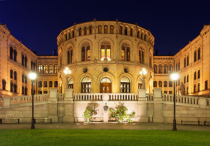 挪威议会大厦图片