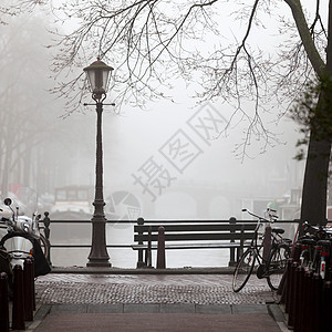 荷兰阿姆斯特丹的薄雾图片