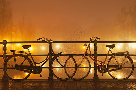 荷兰阿姆斯特丹的自行车图片