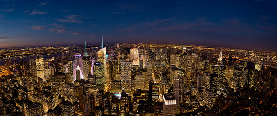 美国纽约曼哈顿帝国大厦全景图片