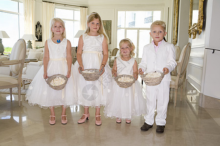 婚礼儿童肖像图片