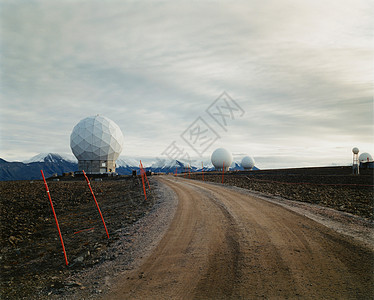 通往北极研究站的道路图片