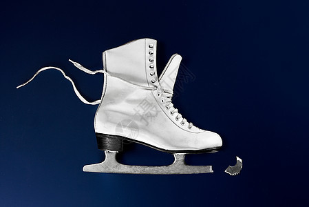 溜冰鞋特写镜头背景图片