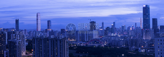深圳罗湖夜景图片