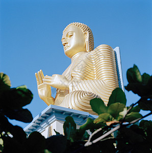 斯里兰卡丹布拉金佛像图片
