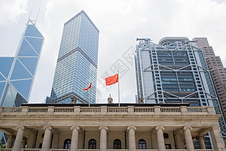 香港大厦背景图片