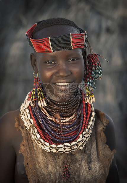 埃塞俄比亚女孩的肖像图片